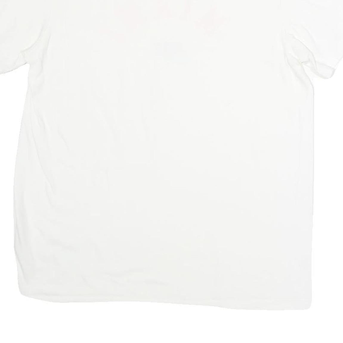 NIKE Mens White Miami Graphic T-Shirt M Short Sleeve Crew Neck Casual Cotton