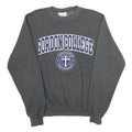 CHAMPION Mens Grey Gordon College Crew Neck S Cotton Blend Sweatshirt