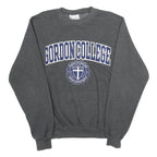 CHAMPION Mens Grey Gordon College Crew Neck S Cotton Blend Sweatshirt