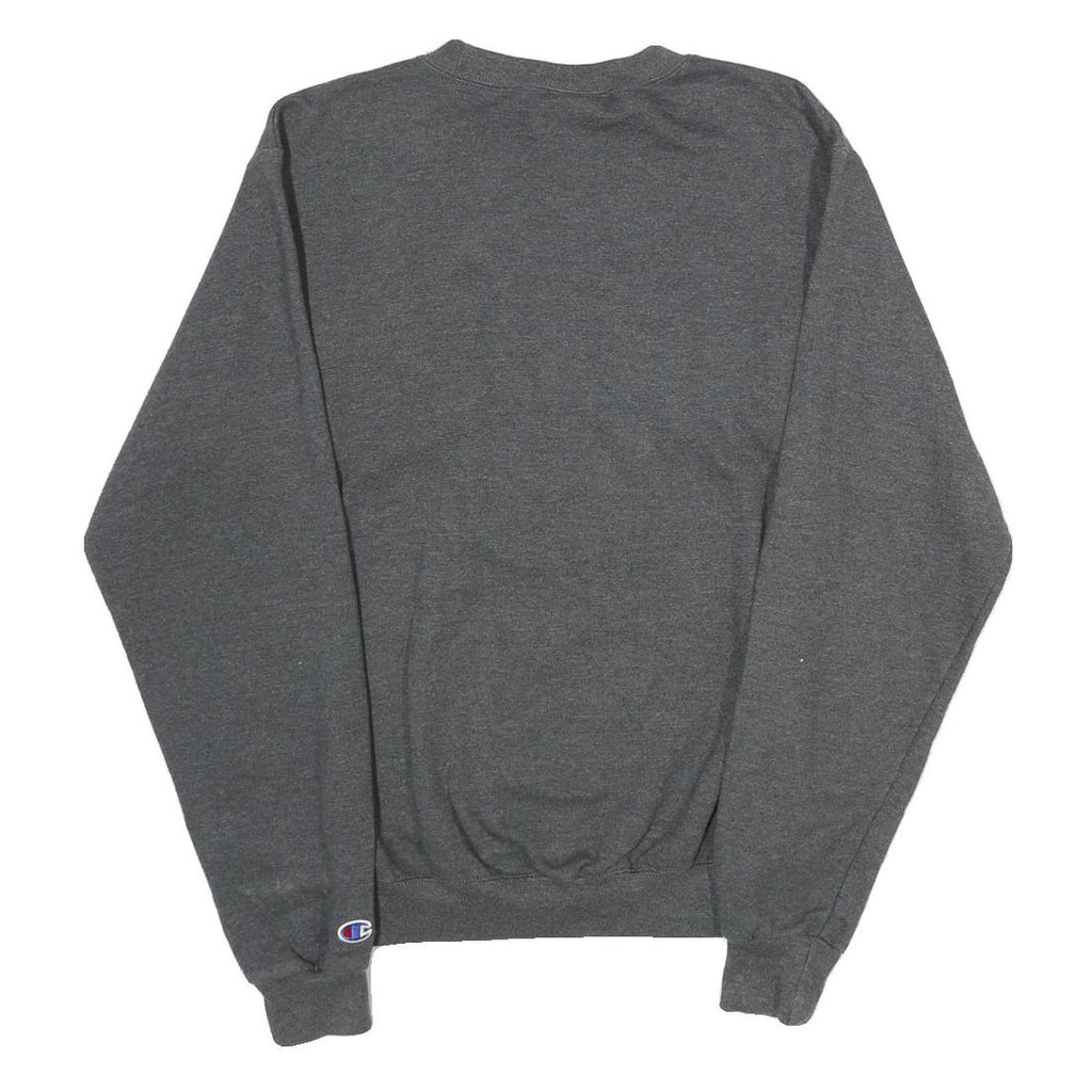 CHAMPION Mens Grey Gordon College Crew Neck S Cotton Blend Sweatshirt