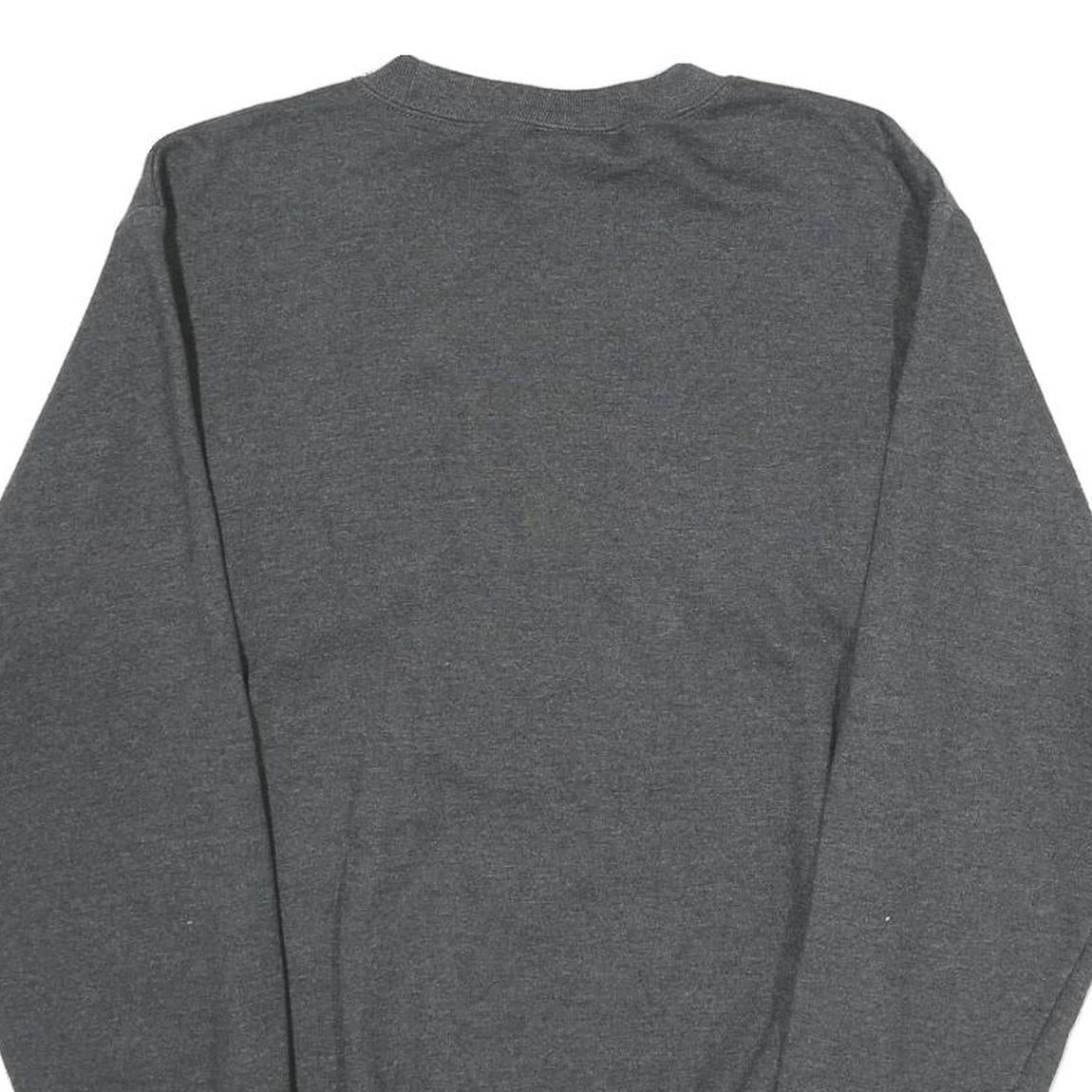 CHAMPION Mens Grey Gordon College Crew Neck S Cotton Blend Sweatshirt