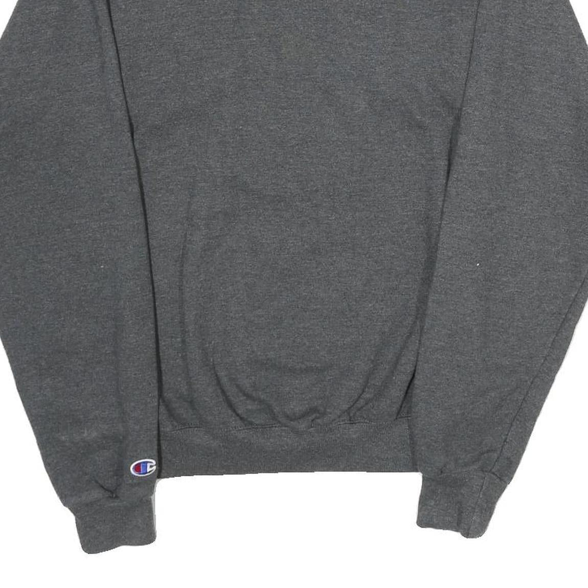 CHAMPION Mens Grey Gordon College Crew Neck S Cotton Blend Sweatshirt