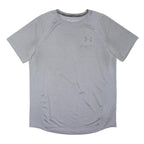 UNDER ARMOUR Mens Grey Performance T-Shirt XL Short Sleeve Crew Neck Lightweight