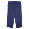 SPILAG Mens Trousers Blue Relaxed Straight W38 L27