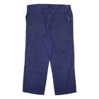 SPILAG Mens Trousers Blue Relaxed Straight W38 L27
