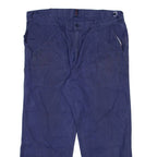 SPILAG Mens Trousers Blue Relaxed Straight W38 L27