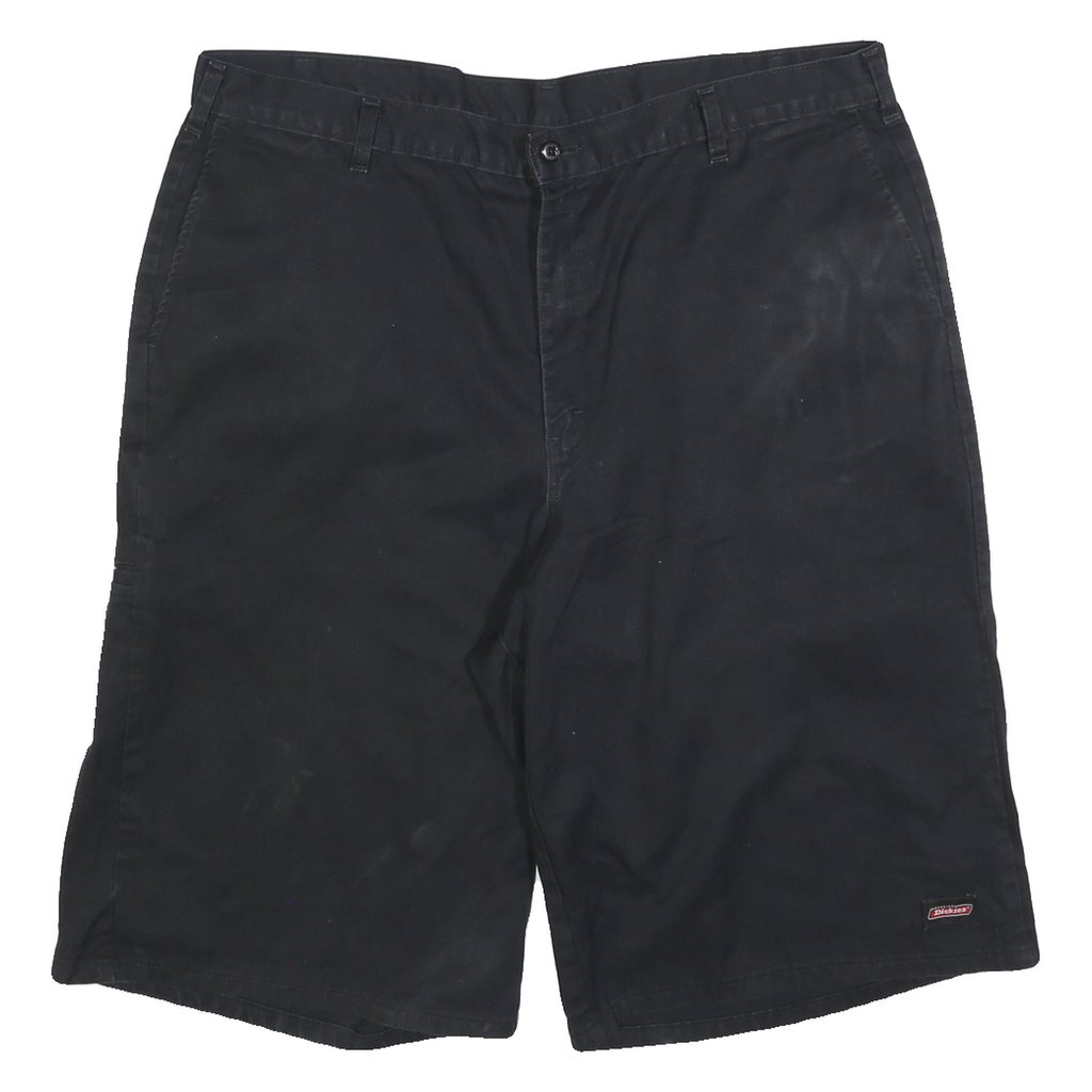 DICKIES Mens Shorts Black Casual 2XL W42 Cotton Blend Workwear