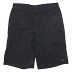 DICKIES Mens Shorts Black Casual 2XL W42 Cotton Blend Workwear