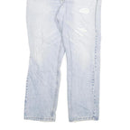 CARHARTT Mens Regular Fit Light Blue Denim Jeans W36 L29 Distressed Cotton Blend