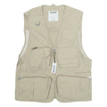 GARAGE Mens Gilet Beige Nylon S