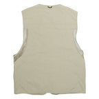 GARAGE Mens Gilet Beige Nylon S