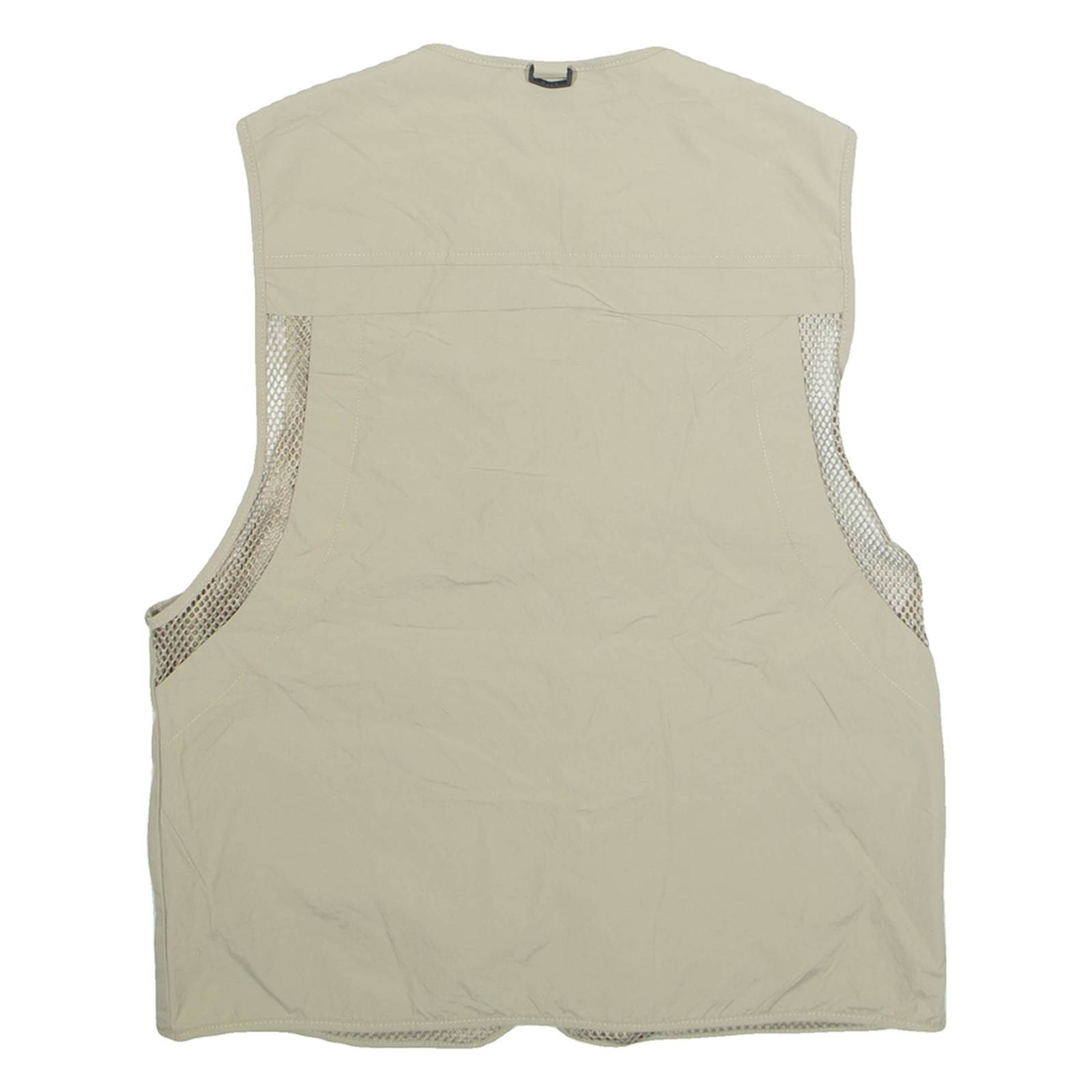 GARAGE Mens Gilet Beige Nylon S