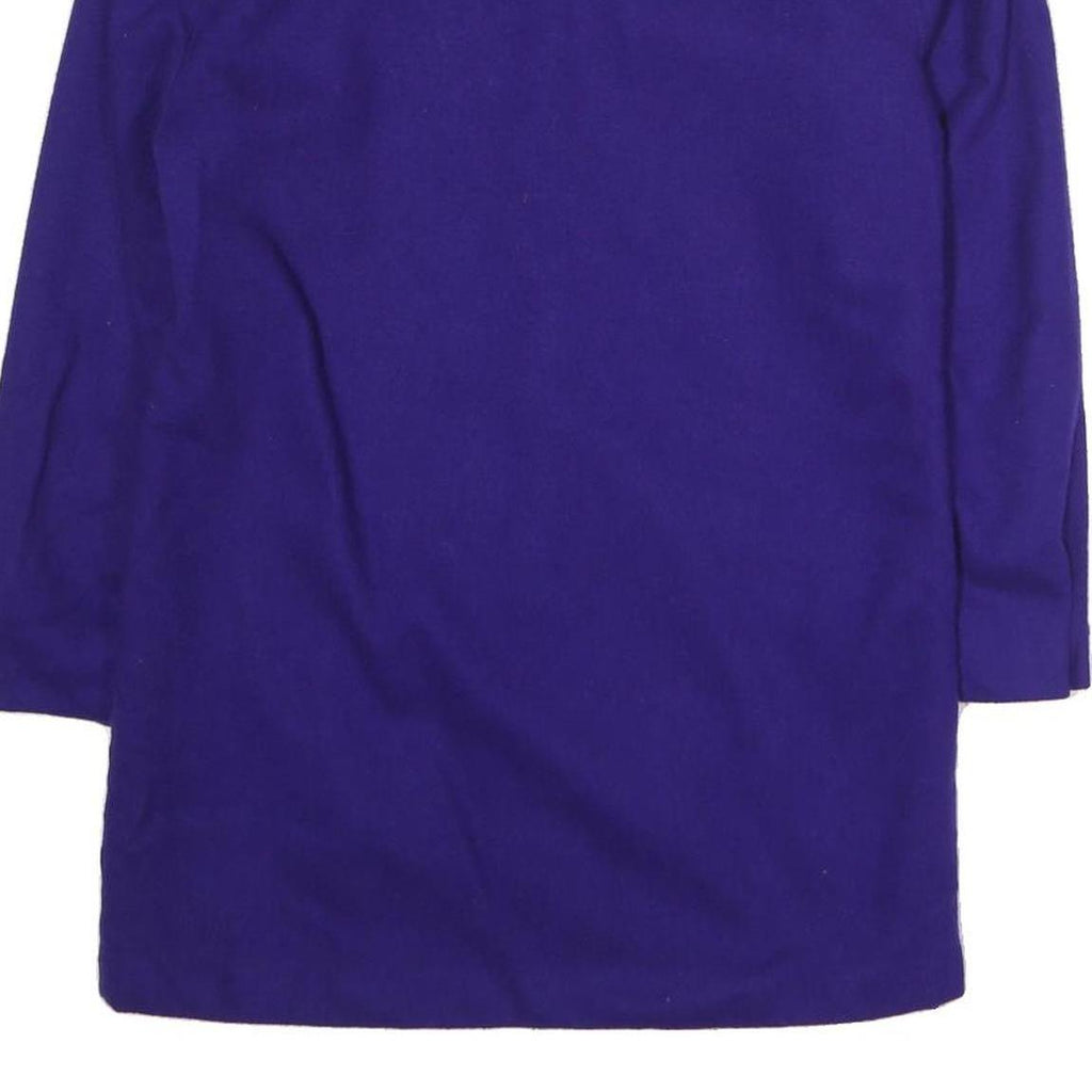 KGR Womens Blue Wool Button Jacket M Classic Tailored Style