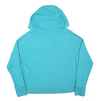 CALVIN KLEIN PERFORMANCE Womens Turquoise Hoodie L Cotton Blend Casual