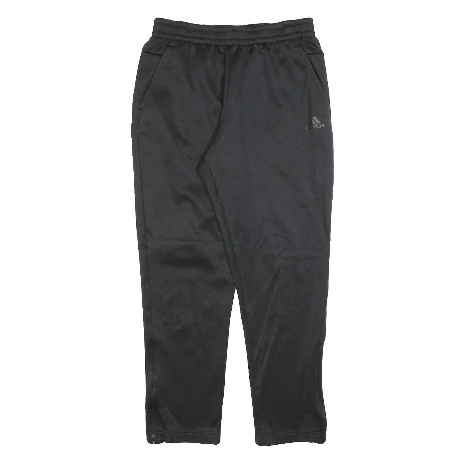 ADIDAS Mens Joggers Black M W30 L27 Slim Tapered Fit Sportswear Casual