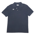 KAPPA Mens Navy Blue Short Sleeve Plain Polo Shirt L Cotton Casual