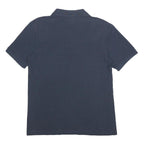KAPPA Mens Navy Blue Short Sleeve Plain Polo Shirt L Cotton Casual
