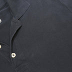 KAPPA Mens Navy Blue Short Sleeve Plain Polo Shirt L Cotton Casual