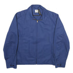 RIVERSIDE Mens Blue Jacket M Polyester Zip Plain Classic Fit Casual Outerwear