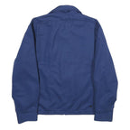 RIVERSIDE Mens Blue Jacket M Polyester Zip Plain Classic Fit Casual Outerwear