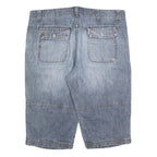 TOM TAILOR Mens Denim Blue Casual Shorts XL W38 Cotton Blend