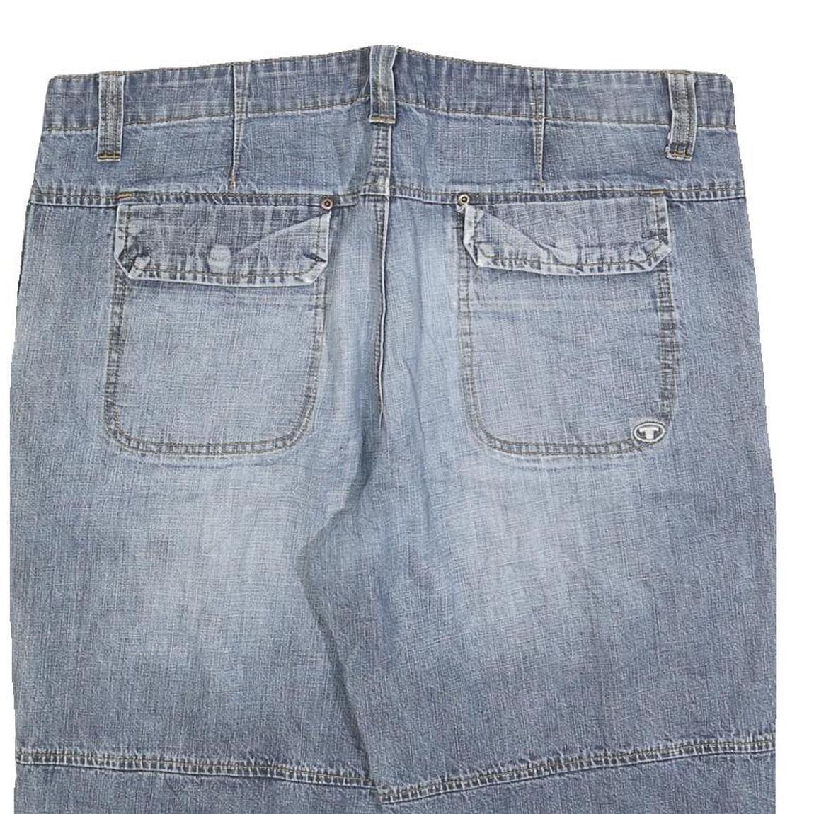 TOM TAILOR Mens Denim Blue Casual Shorts XL W38 Cotton Blend