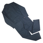 DICKIES Mens Navy Blue Cotton Blend Regular Fit Dungarees L W40 L34 Workwear