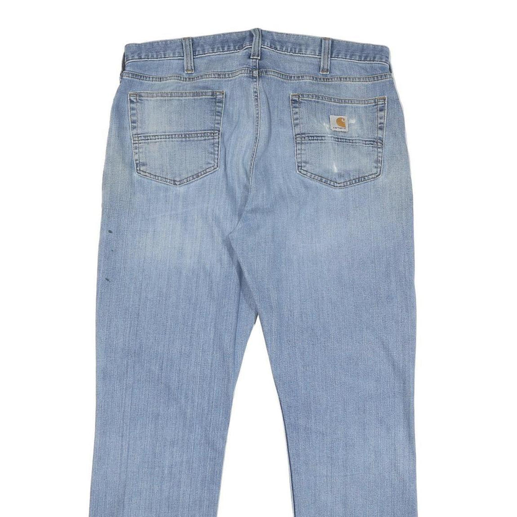 CARHARTT Mens Jeans Blue Relaxed Straight Denim Medium W36 L32 Workwear Casual