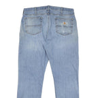 CARHARTT Mens Jeans Blue Relaxed Straight Denim Medium W36 L32 Workwear Casual
