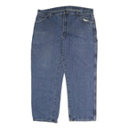 DICKIES Mens Regular Fit Blue Denim Jeans W40 L34 Workwear Utility Zip