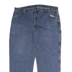 DICKIES Mens Regular Fit Blue Denim Jeans W40 L34 Workwear Utility Zip