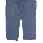 DICKIES Mens Regular Fit Blue Denim Jeans W40 L34 Workwear Utility Zip