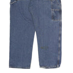 DICKIES Mens Regular Fit Blue Denim Jeans W40 L34 Workwear Utility Zip