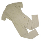 DICKIES Mens Beige Cotton Blend Dungarees Regular Fit L W40 L32 Workwear