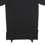 MARCELO BURLON Womens Black Day Cotton Blend Plain Short Sleeve Knee Length L