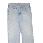 CARHARTT Womens Regular Fit Straight Leg Denim Light W34 L31 Cotton Blend Zip