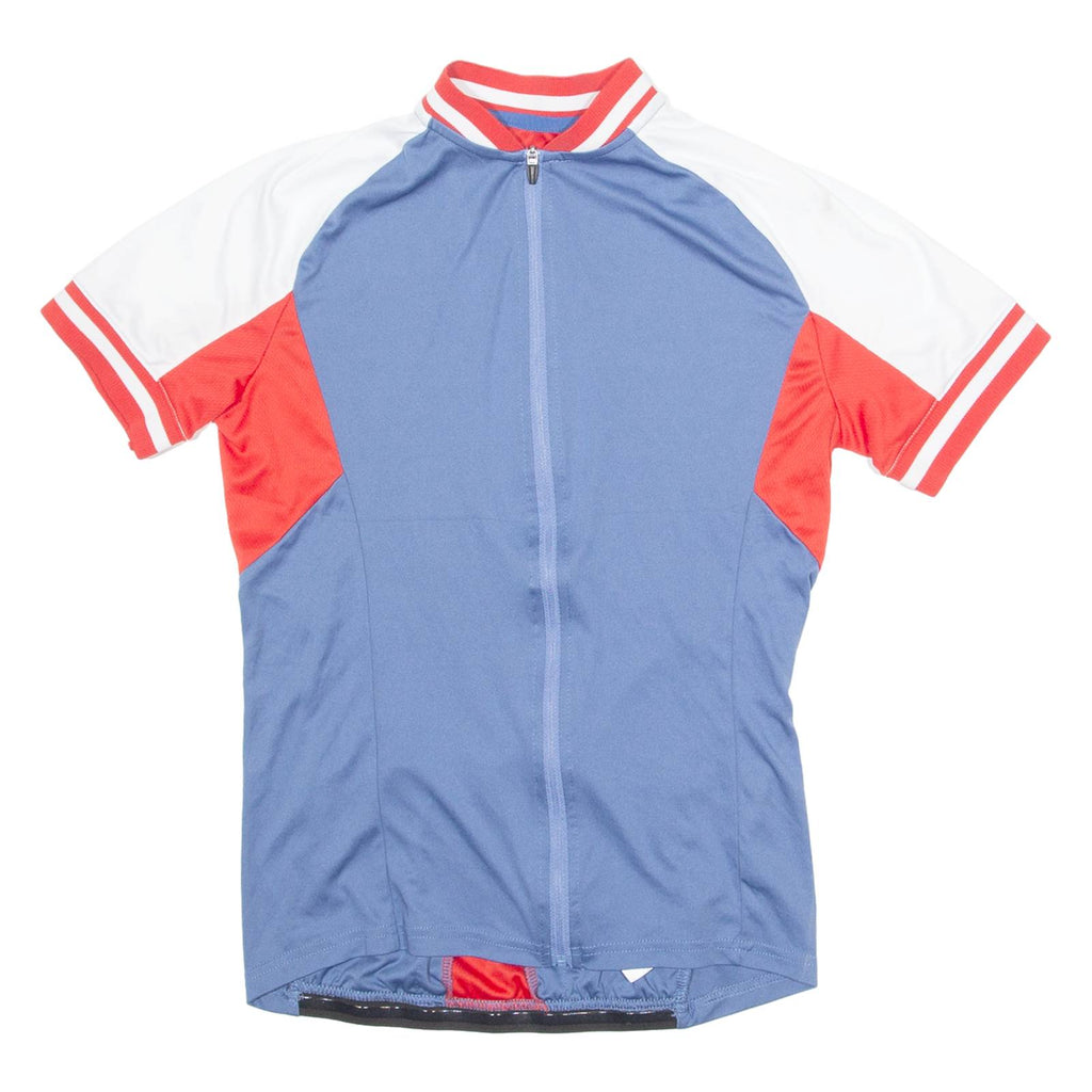 CRANE Cycling Mens Jersey Blue 1/4 Zip S