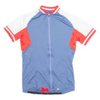 CRANE Cycling Mens Jersey Blue 1/4 Zip S