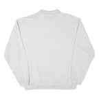 WHALE Mens Grey Polo Collar XL Sweatshirt Cotton Blend Casual Pullover