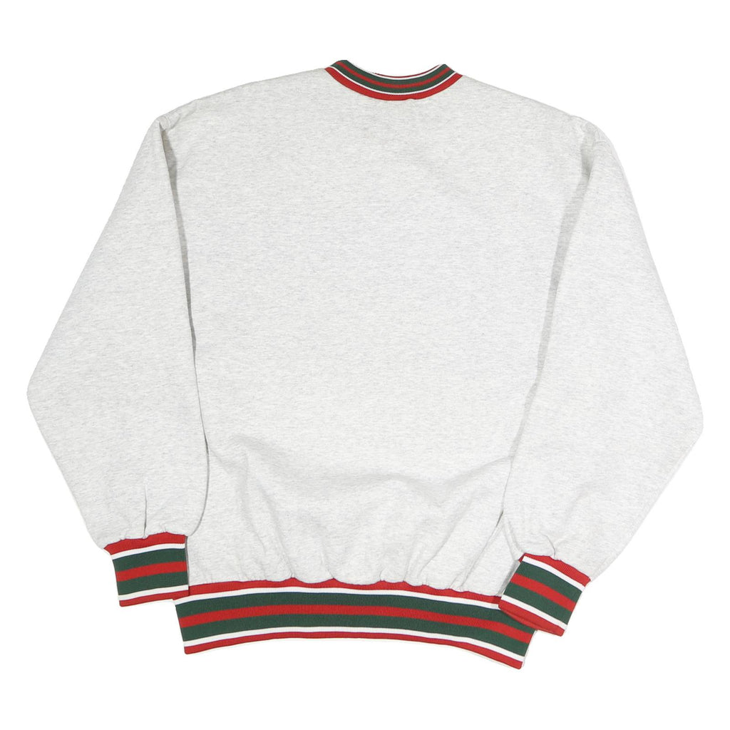 VARSITY Mens Grey Sweatshirt Smoky Hill Buffaloco Crew Neck L Retro