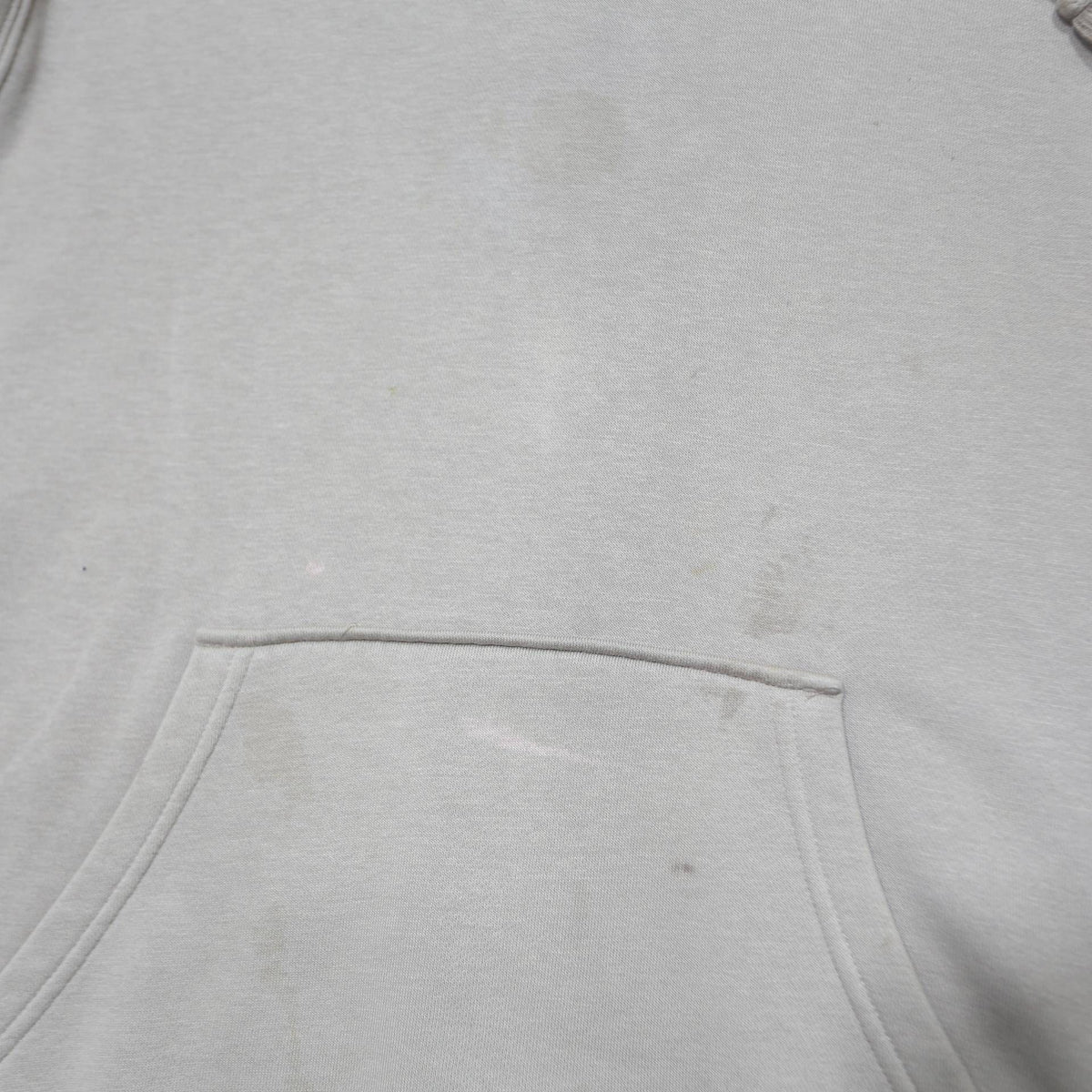 ADIDAS Womens Beige Hoodie UK 12 Cotton Blend Pullover Casual Sport Sweatshirt