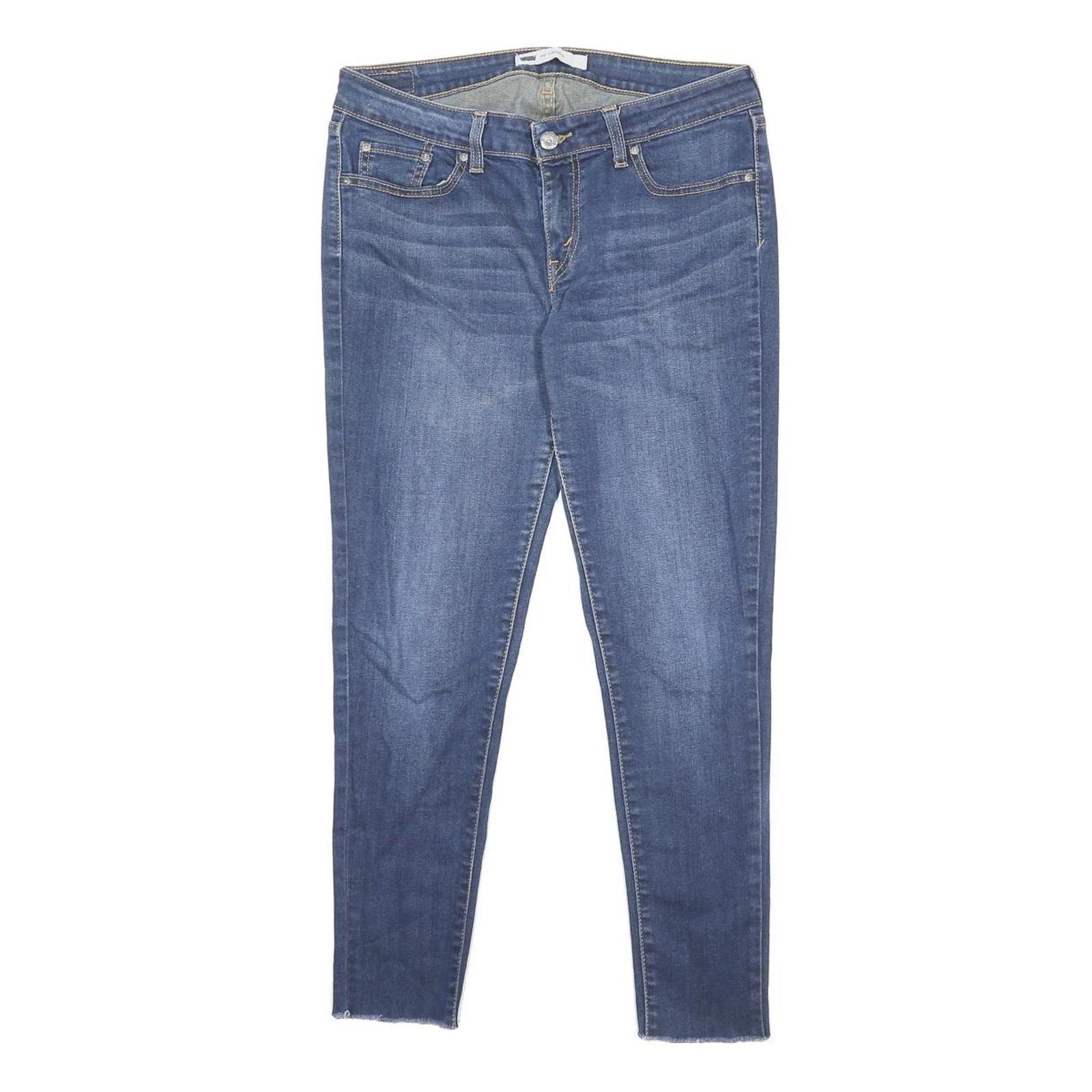 LEVI'S 535 Womens Jeans Blue Slim Skinny Denim Medium W32 L27 Stretch Cotton