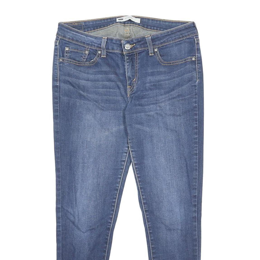 LEVI'S 535 Womens Jeans Blue Slim Skinny Denim Medium W32 L27 Stretch Cotton