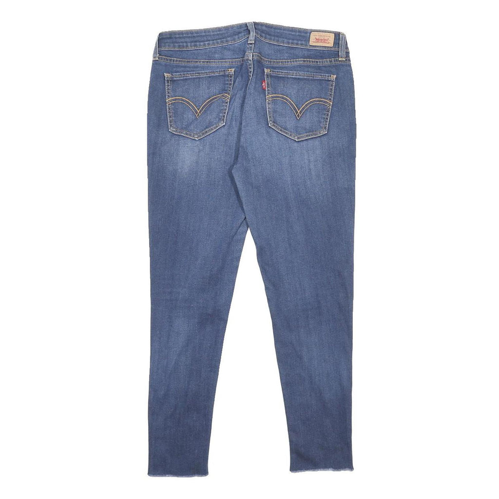 LEVI'S 535 Womens Jeans Blue Slim Skinny Denim Medium W32 L27 Stretch Cotton