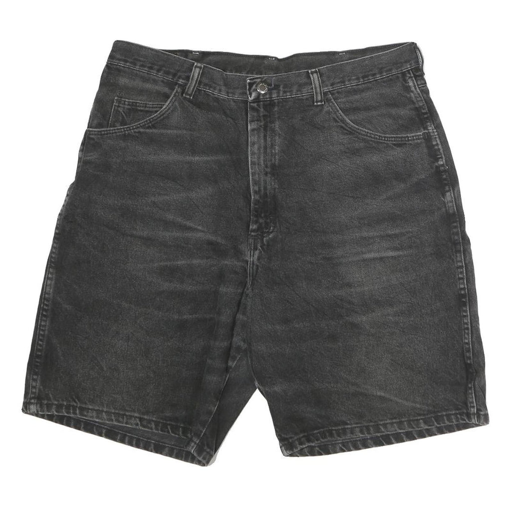 WRANGLER Mens Denim Black Classic Shorts Size L W39 Casual Cotton