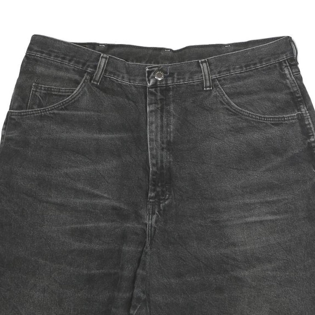 WRANGLER Mens Denim Black Classic Shorts Size L W39 Casual Cotton