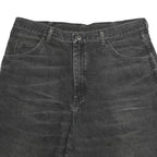 WRANGLER Mens Denim Black Classic Shorts Size L W39 Casual Cotton