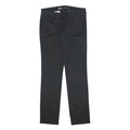 DICKIES Womens Cotton Blend Black Regular Fit Straight Leg Trousers W30 L31