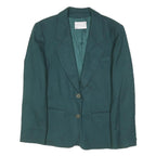 PENDLETON Womens Green Wool Blazer XS Classic Tailored Button Jacket Plain