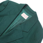 PENDLETON Womens Green Wool Blazer XS Classic Tailored Button Jacket Plain